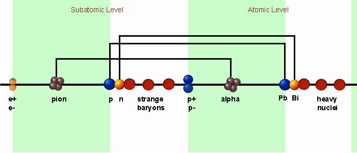 Compare neutron to bismuth